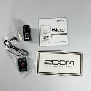 Zoom H2n Handy Recorder Accessories Remote RC2 AC Adapter Manual Paperwork Only